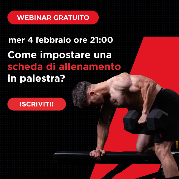 Webinar Academy - schede allenamento - rematore - quadrato